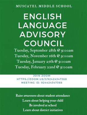 ELAC Meeting Info